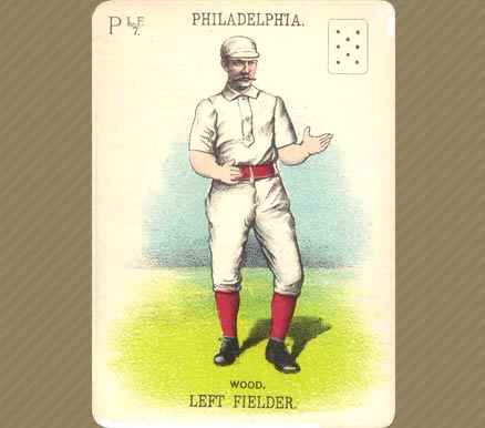 1888 Baseball Playing Cards George ''Dandy'' Wood # Baseball Card