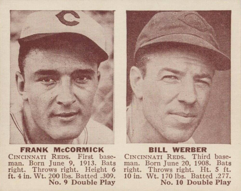 1941 Double Play McCormick/Werber #9/10 Baseball Card