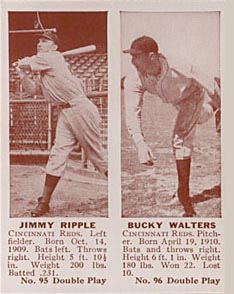 1941 Double Play Ripple/Walters #95/96 Baseball Card