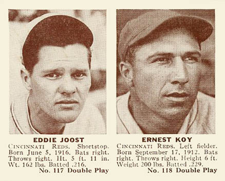 1941 Double Play Joost/Koy #117/118 Baseball Card