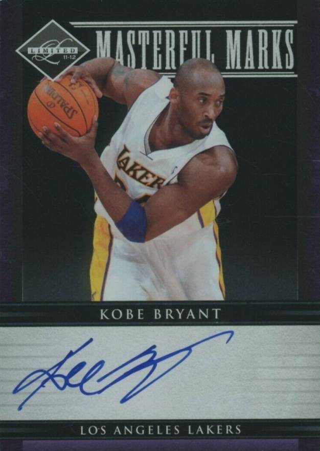 2011 Panini Limited Masterful Marks Kobe Bryant #35 Basketball Card