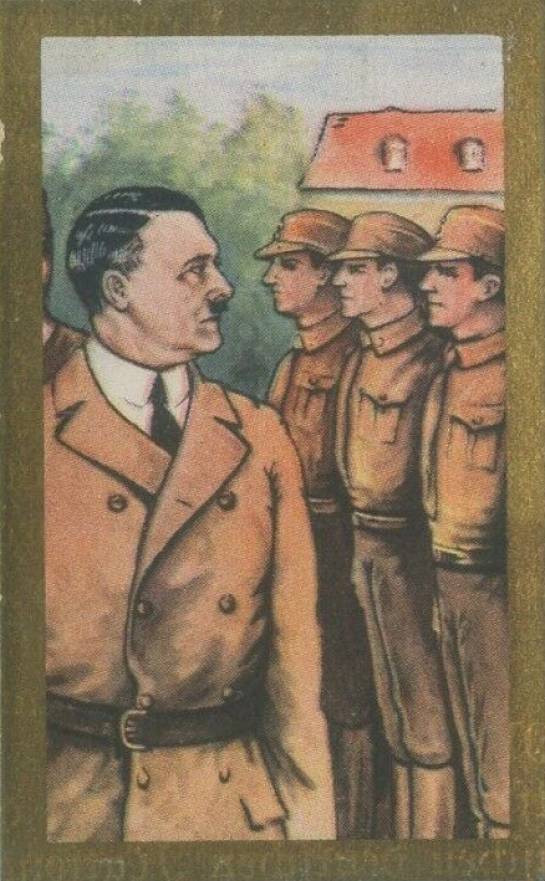 1934 Martin Brinkmann Deutch Hoch/Ehren Adolf Hitler #336 Non-Sports Card