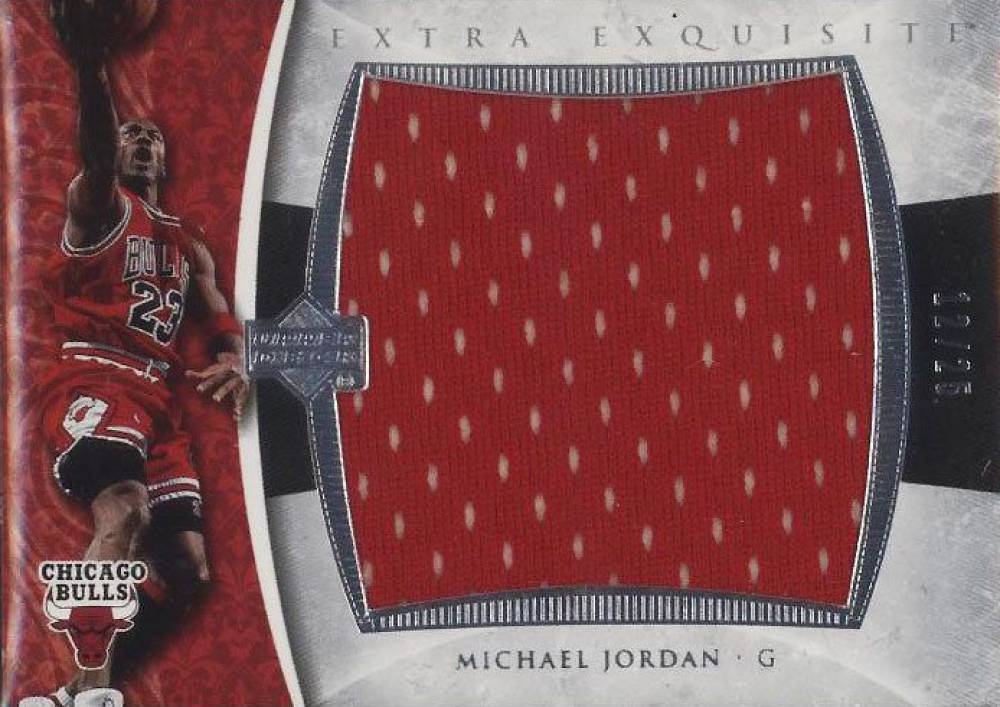 2005 UD Exquisite Collection Extra Exquisite Michael Jordan #EX-MJ Basketball Card