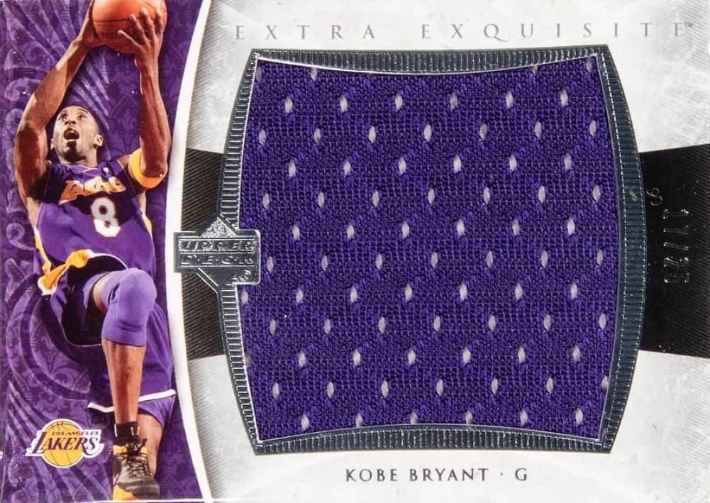 2005 UD Exquisite Collection Extra Exquisite Kobe Bryant #EX-KB Basketball Card