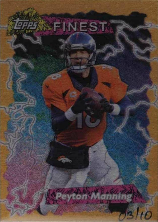 2015 Finest 1995 Finest Refractor Peyton Manning #PM Football Card