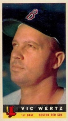 1959 Bazooka Hand Cut Vic Wertz # Baseball Card