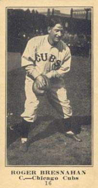 1916 Sporting News & Blank Roger Bresnahan #16 Baseball Card