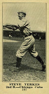 1916 Sporting News & Blank Steve Yerkes #197 Baseball Card
