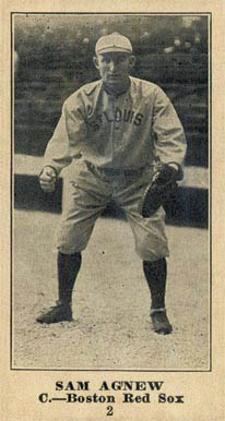 1916 Sporting News & Blank Sam Agnew #2 Baseball Card