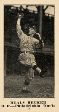 1916 Sporting News & Blank Beals Becker #12a Baseball Card