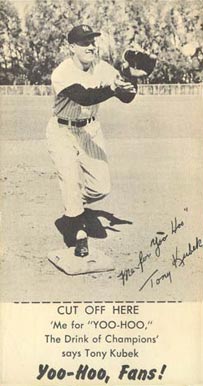 1959 Yoo Hoo Tony Kubek # Baseball Card