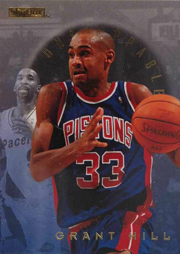 1995 Skybox E-XL Unstoppable Grant Hill #7 Basketball Card