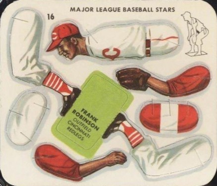 1957 Swift Meats Frank Robinson #16 Baseball Card