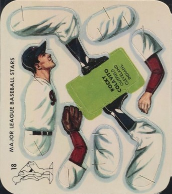 1957 Swift Meats Rocky Colavito #18 Baseball Card