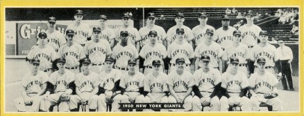 1951 Topps Teams New York Giants # Baseball Card