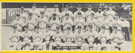 1951 Topps Teams New York Giants # Baseball Card
