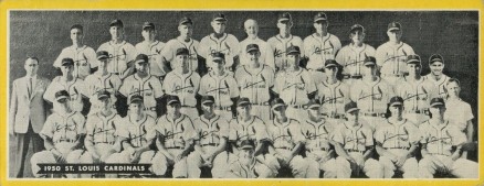 1951 Topps Teams St. Louis Cardinals # Baseball Card