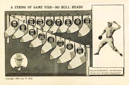 1907 Geo. W. Hull Postcards Jiggs Donahue # Baseball Card