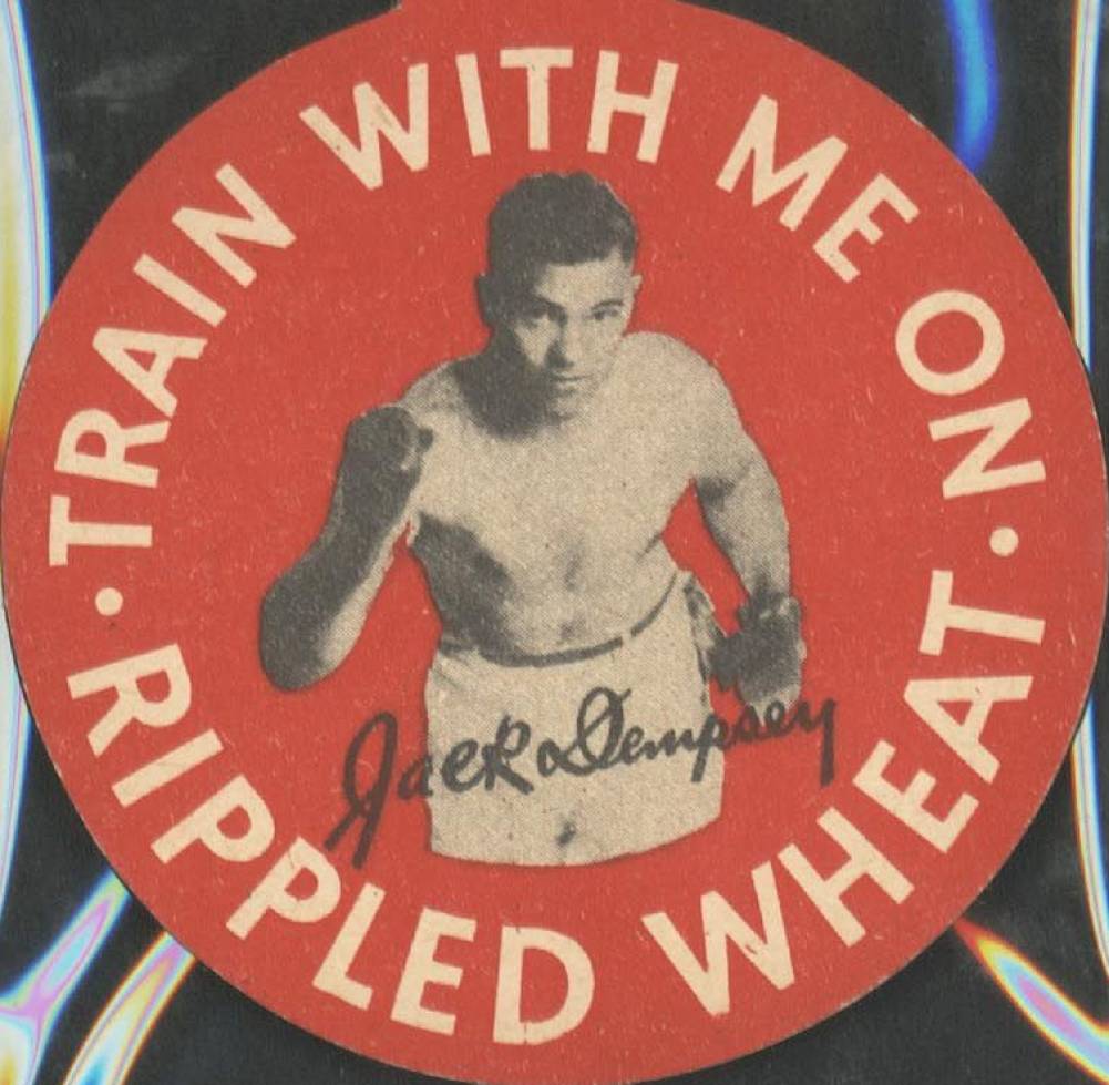 1930 Rippled Wheat  Jack Dempsey # Other Sports Card