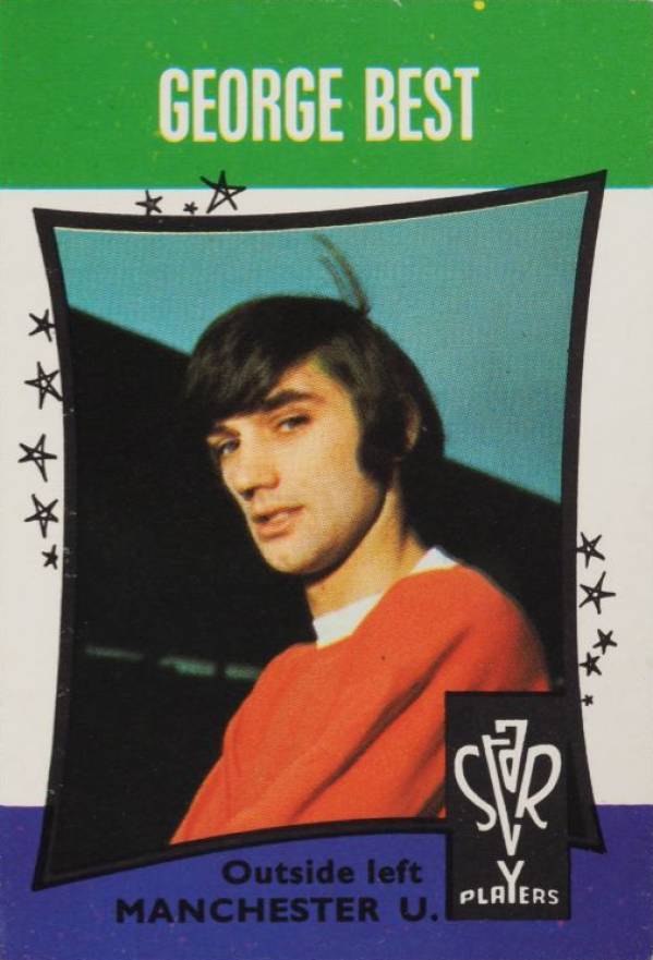 1967 A & BC Football Star Players  George Best #13 Soccer Card