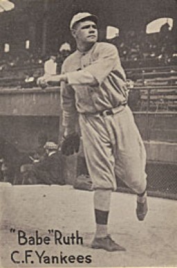 1919 Felix Mendlesohn Babe Ruth # Baseball Card