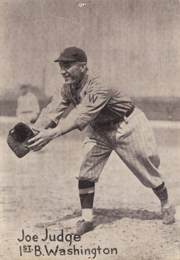 1919 Felix Mendlesohn Joe Judge # Baseball Card