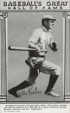 1948 Baseball's Great Hall of Fame Exhibits Willie Keeler # Baseball Card