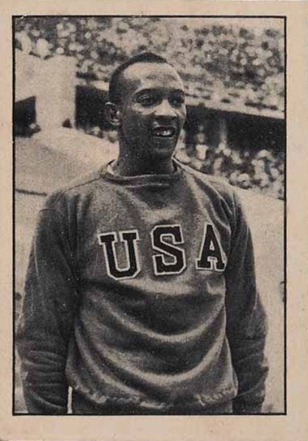 1936 Ed. Haas Die Sieger Der Olympiade Berlin Jesse Owens #1 Other Sports Card