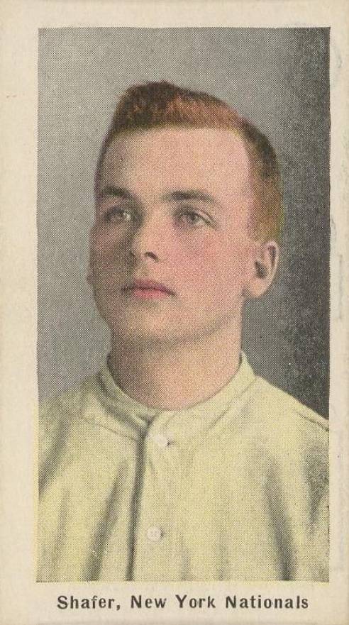 1910 Sporting Life Shafer, New York Nationals # Baseball Card