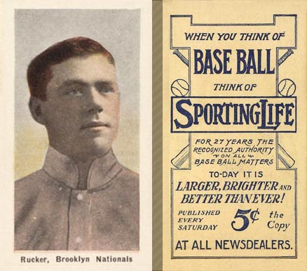 1910 Sporting Life Rucker, Brooklyn Nationals # Baseball Card