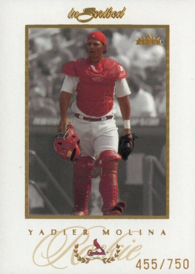 2004 Fleer Inscribed Yadier Molina #88 Baseball Card