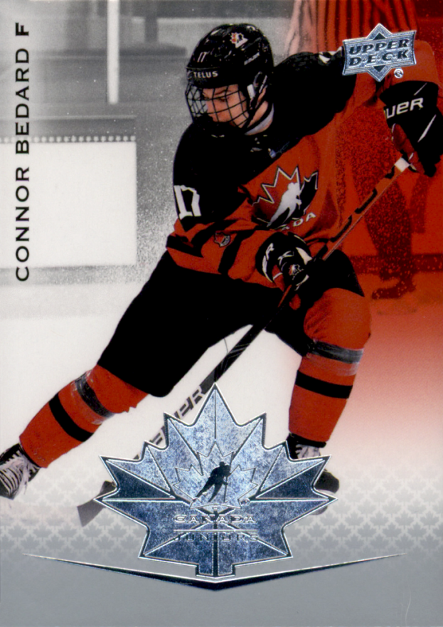 2021 Upper Deck Team Canada Juniors Connor Bedard #41 Hockey Card