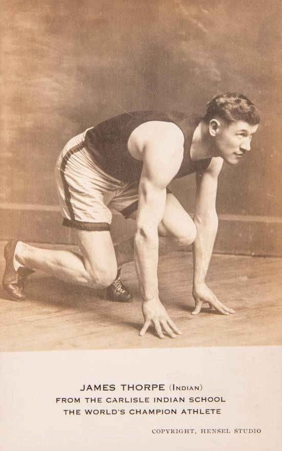 1912 Hensel Studio Postcard Jim Thorpe # Other Sports Card