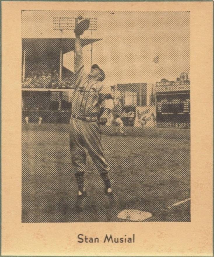 1947 Sports Exchange Baseball Miniatures-Hand Cut Stan Musial # Baseball Card