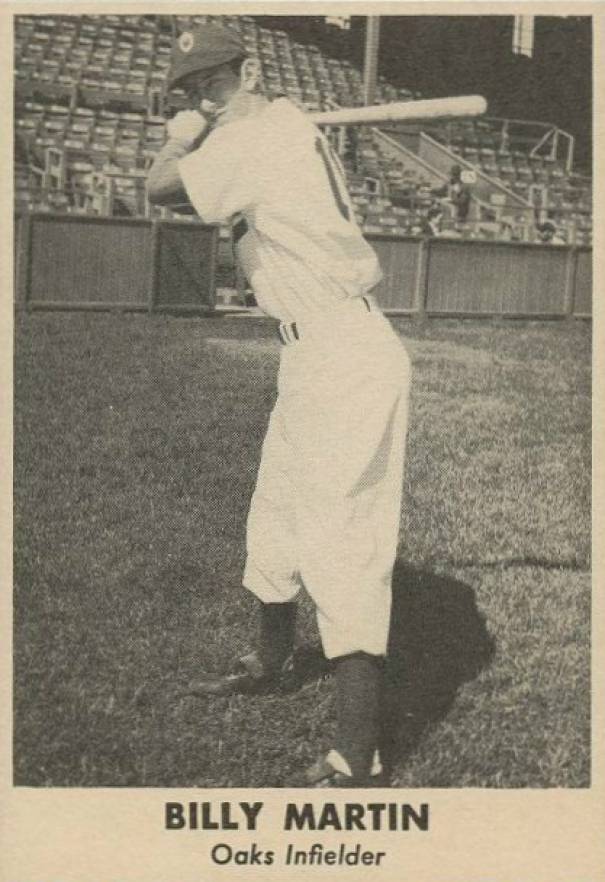 1949 Remar Bread Oakland Oaks Billy Martin # Baseball Card