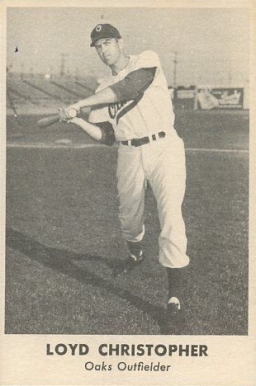 1950 Remar Bread Oakland Oaks Loyd Christopher # Baseball Card