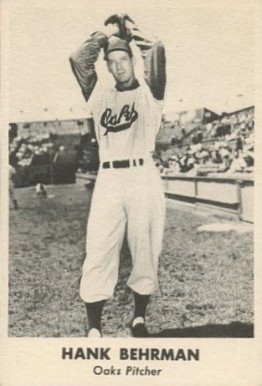 1950 Remar Bread Oakland Oaks Hank Behrman # Baseball Card