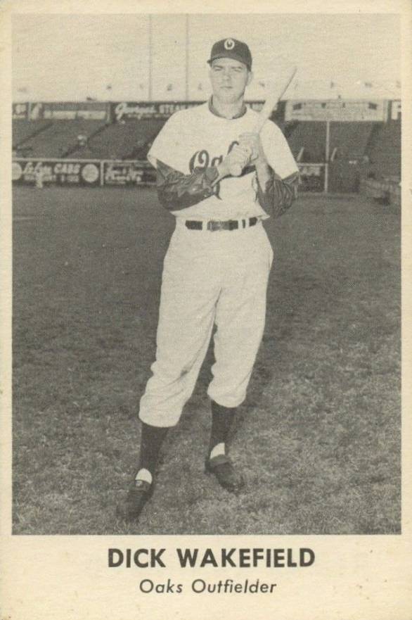 1950 Remar Bread Oakland Oaks Dick Wakefield # Baseball Card