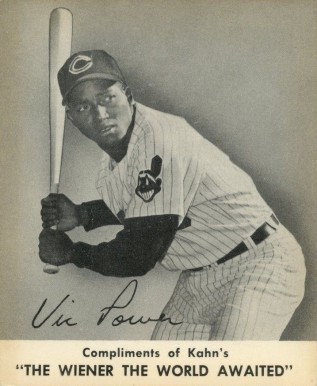 1959 Kahn's Wieners Vic Power # Baseball Card