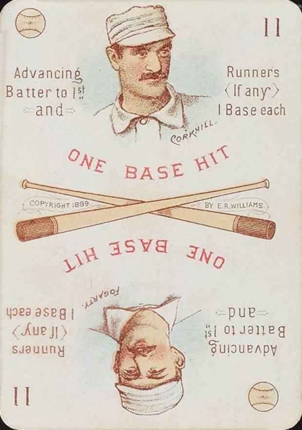 1889 E.R. Williams Card Game Corkhill/Fogarty #11 Baseball Card