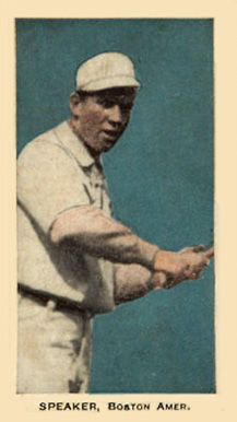 1911 Baltimore News Newsboys Tris Speaker # Baseball Card