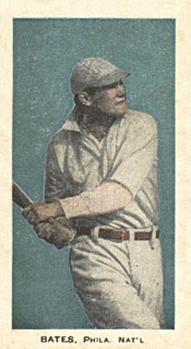1911 Baltimore News Newsboys Bates, Phila. Nat'L # Baseball Card