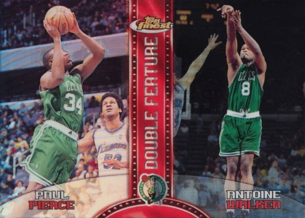 1999 Finest Double Feature Antoine Walker/Paul Pierce #DF2 Basketball Card