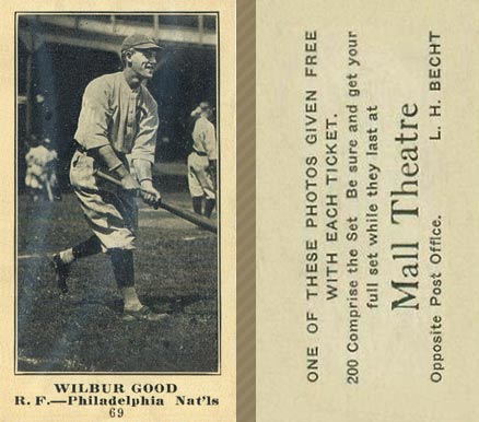 1916 Mall Theatre Wilbur Good #69 Baseball Card