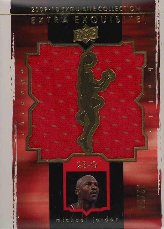 2009 UD Exquisite Collection Extra Exquisite Michael Jordan #X-MJ Basketball Card