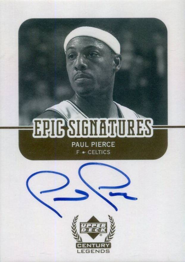 2008 Ultimate Collection Century Legends Epic Signatures Paul Pierce #CL-PP Basketball Card