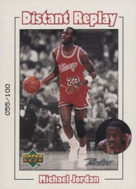 1999 Upper Deck Retro Distant Replay Michael Jordan #D1 Basketball Card
