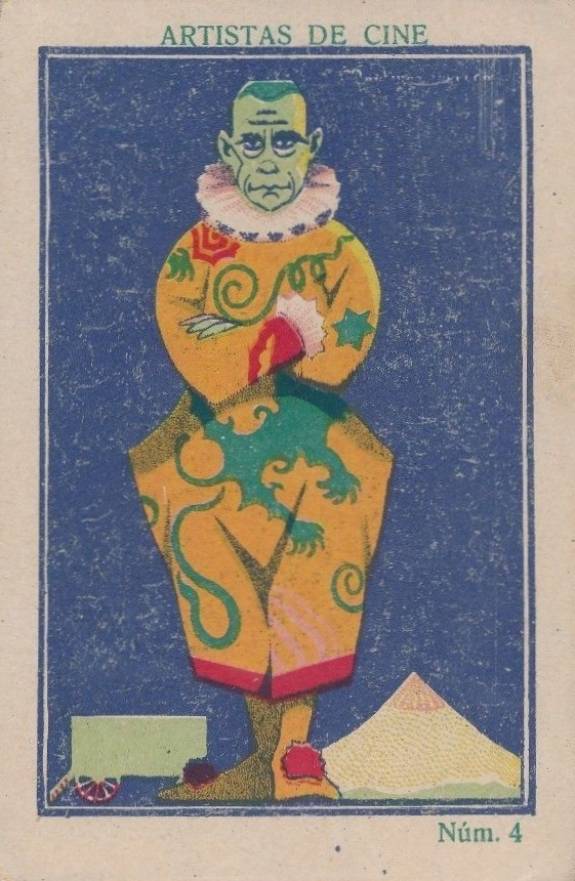 1920 Amatller Artistas Cine Humor Lon Chaney #4 Non-Sports Card