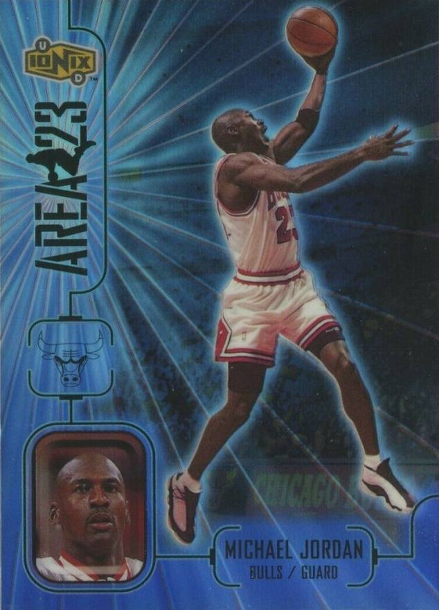 1998 Upper Deck Ionix Area 23 Michael Jordan #A7 Basketball Card