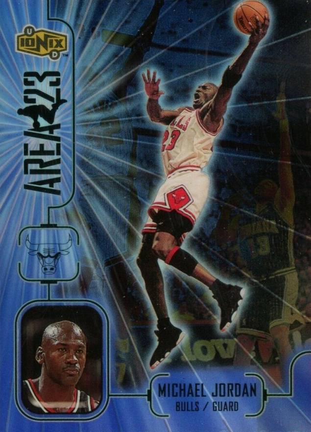 1998 Upper Deck Ionix Area 23 Michael Jordan #A4 Basketball Card
